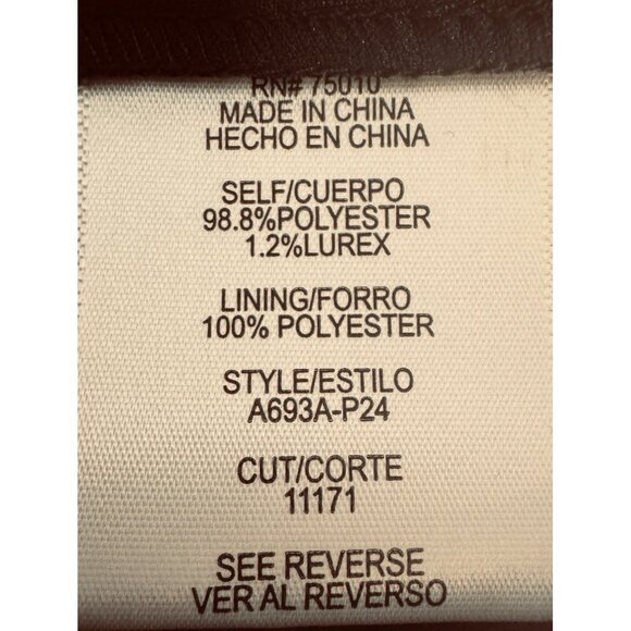 NWT City Studio Size 15 Multicolor Chevron Wrap Dress Ruffle Hem V-Neck - Picture 16 of 16